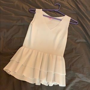 Cumberland Sweater Tank - Resort White